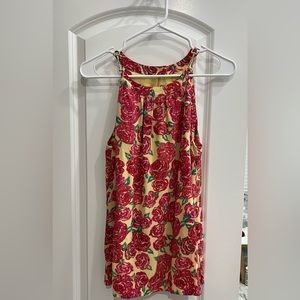 Vineyard Vines Kentucky Derby “Run for the Roses” Silk Blouse - 6